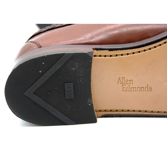 Allen Edmonds Maxfield Tassel Loafers 47716 Chili Cognac Brown Sz 11 C 99% USA - Picture 10 of 11